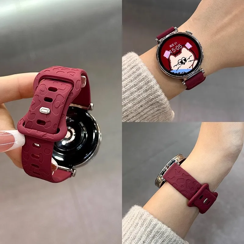 FZRT Watch Band Huawei Honor Compatibility 130 220mm 22mm Silicone Material-5