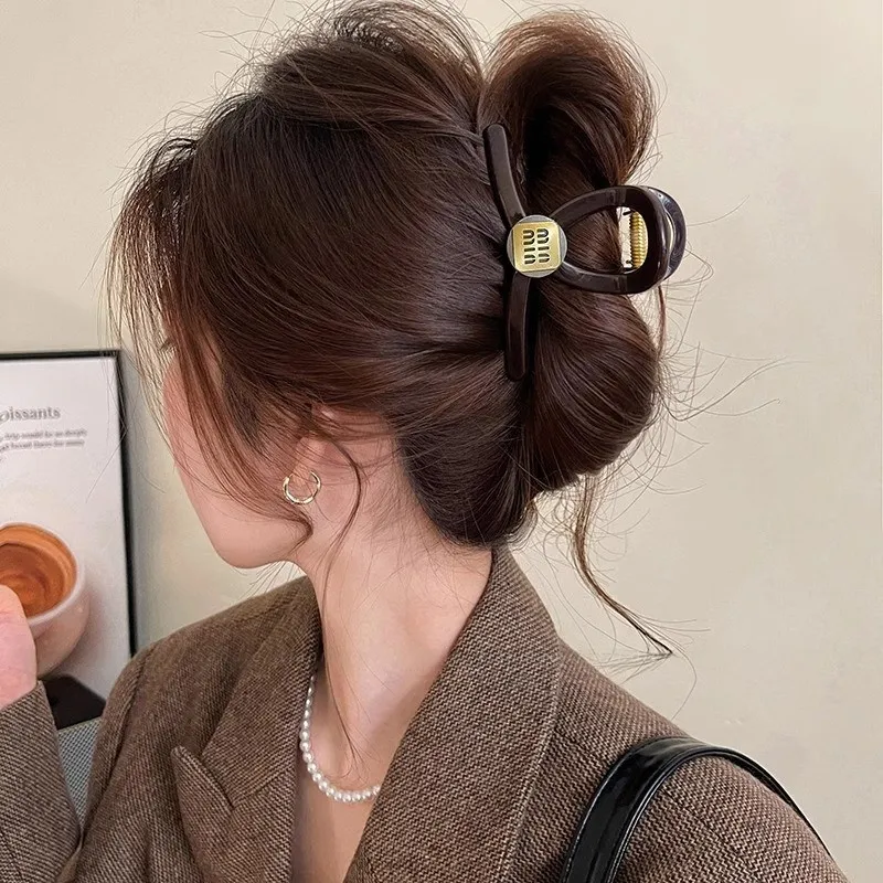 JianKai Acrylic Hair Clips Women's-2