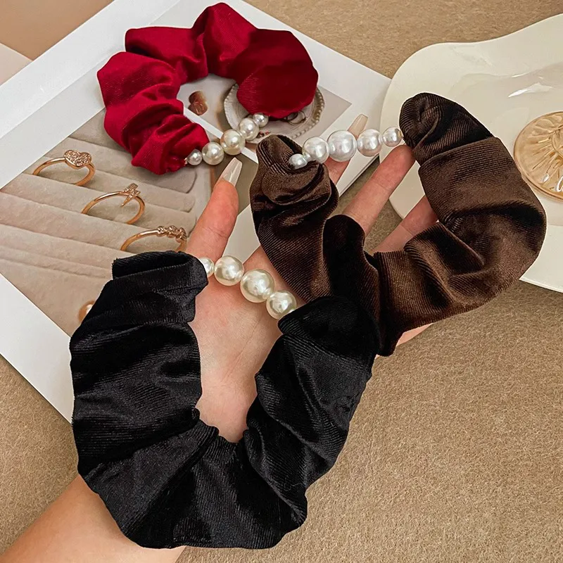 JianKai Fabric Hair Tie Women's-5