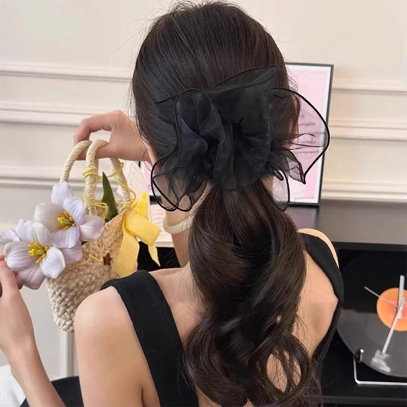 JianKai Fabric Hair Tie Women's-2