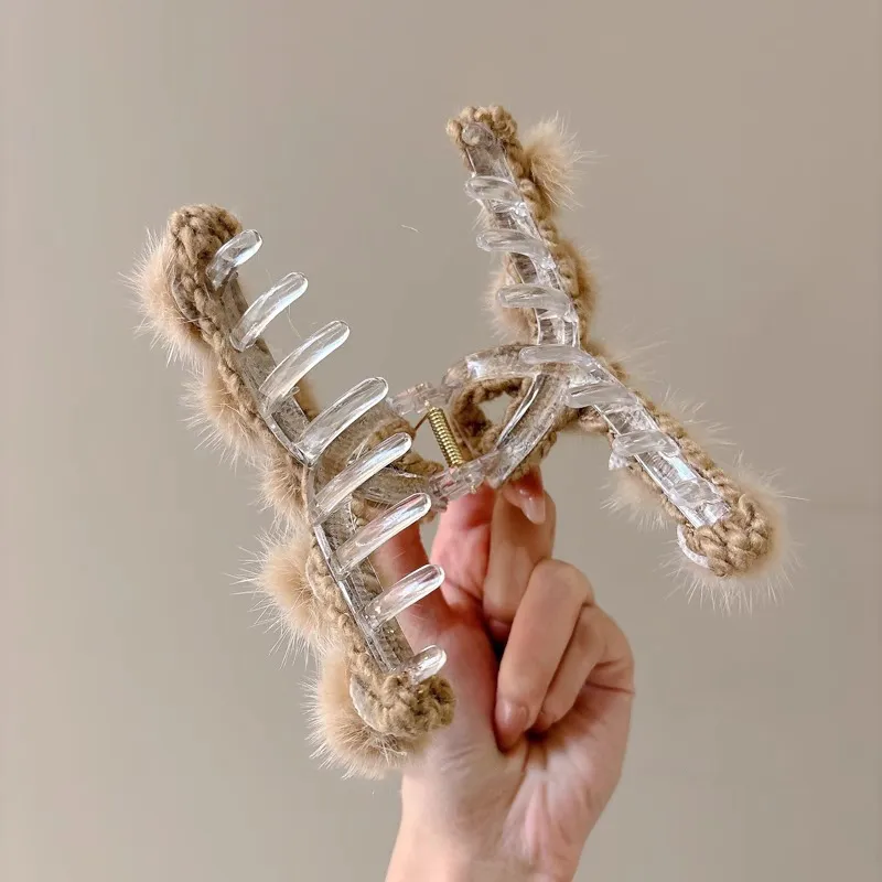JianKai Acrylic Hair Clips Women's-5