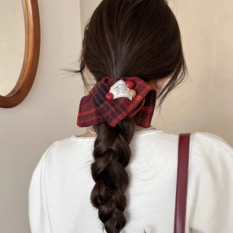 JianKai Fabric Hair Tie Women's-5