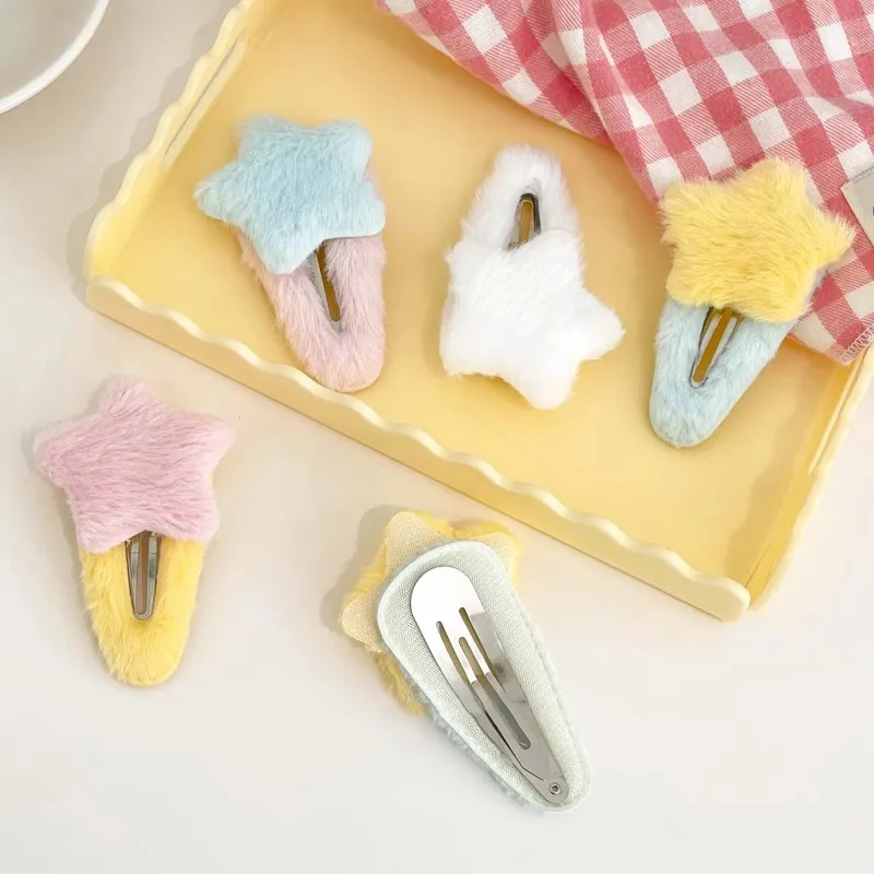 JianKai Fabric Hair Clips Women's-5