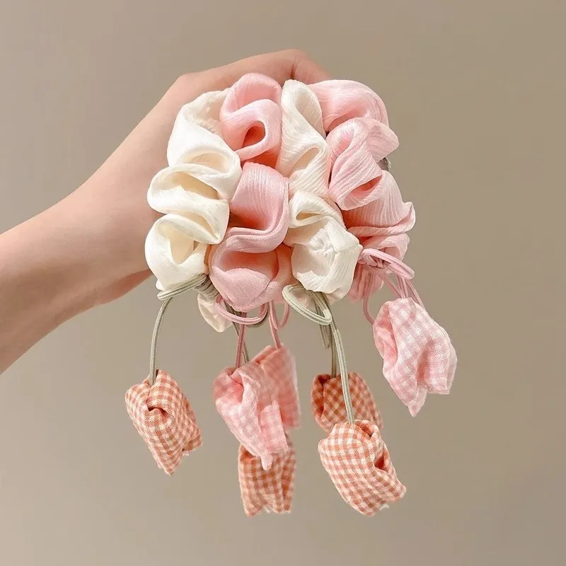 JianKai Rubber Band Hair Tie Women's-3