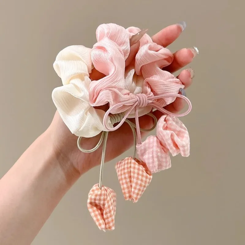 JianKai Rubber Band Hair Tie Women's-1