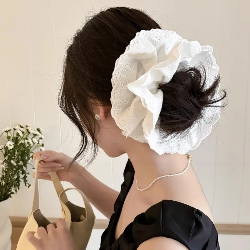 JianKai Fabric Hair Tie Women's-5