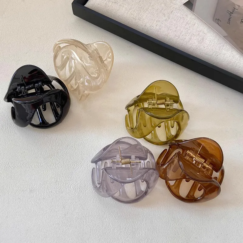JianKai Acrylic Hair Clips Women's-4