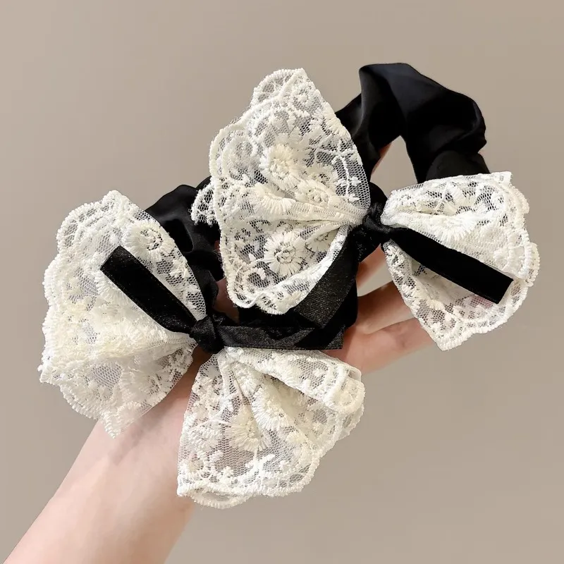 JianKai Fabric Hair Tie Women's-3