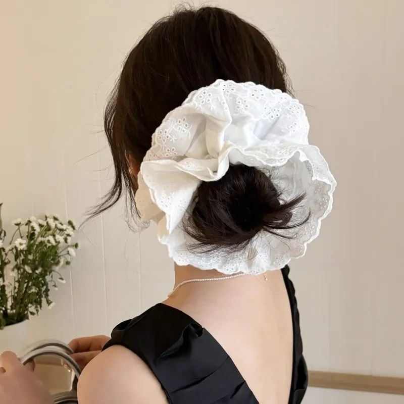 JianKai Fabric Hair Tie Women's-3