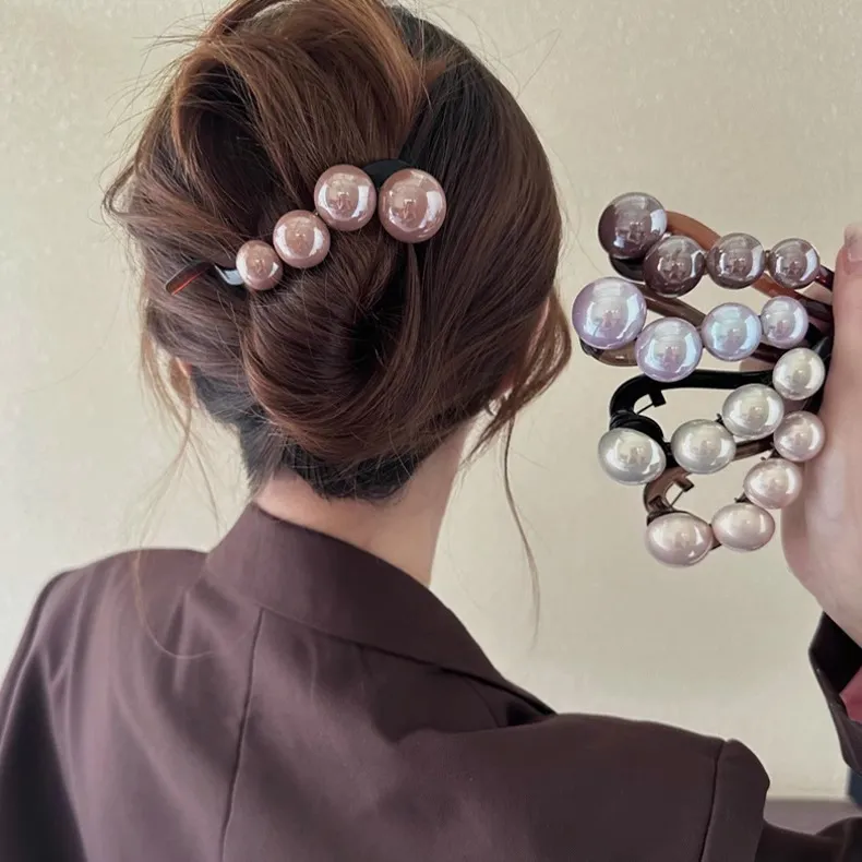 JianKai Acrylic Hair Clips Women's-10