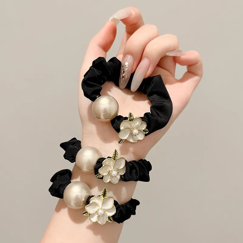 JianKai Rubber Band Hair Tie Women's-3