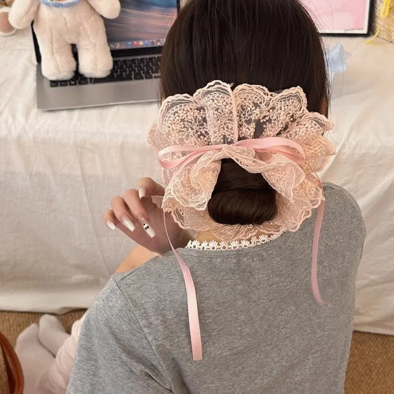 JianKai Fabric Hair Tie Women's-2