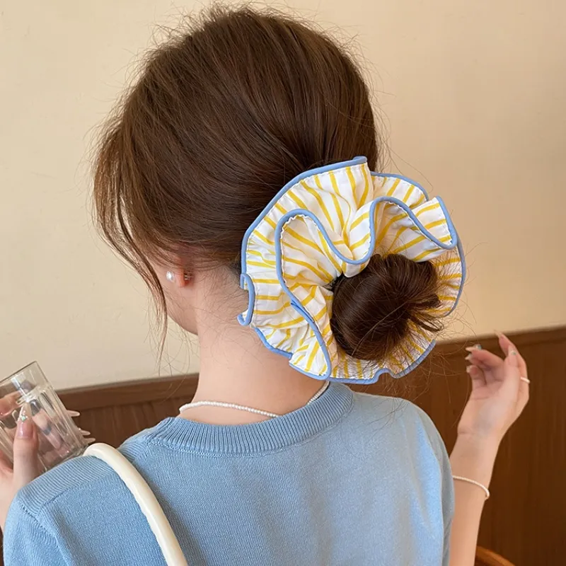 JianKai Fabric Hair Tie Women's-5