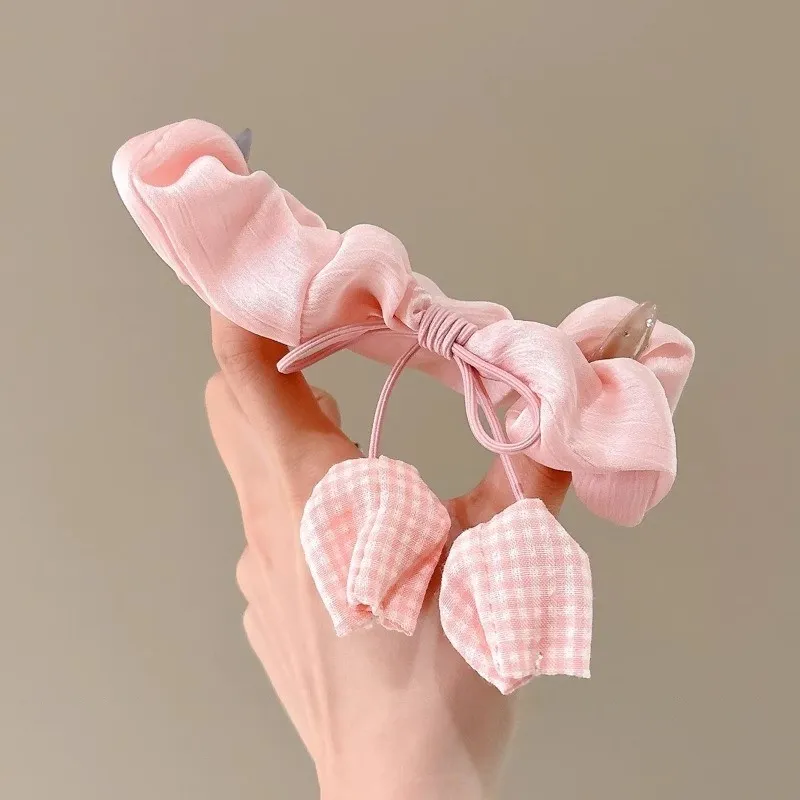 JianKai Rubber Band Hair Tie Women's-2