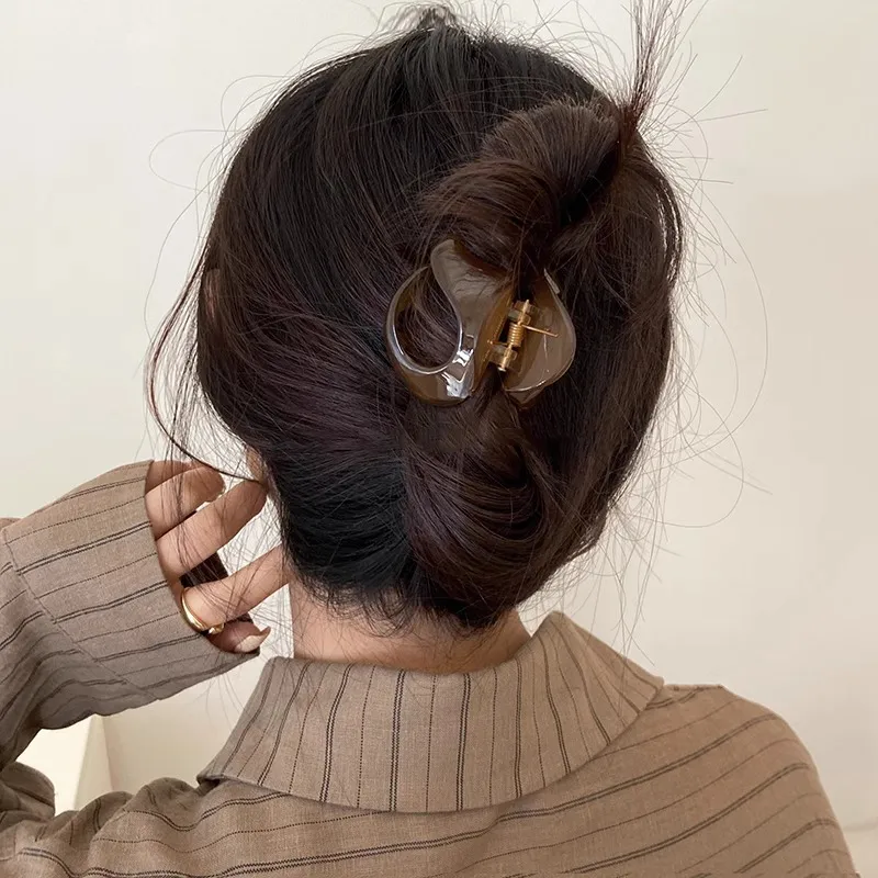 JianKai Acrylic Hair Clips Women's-3