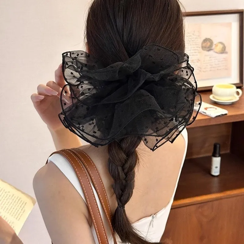 JianKai Rubber Band Hair Tie Women's-3