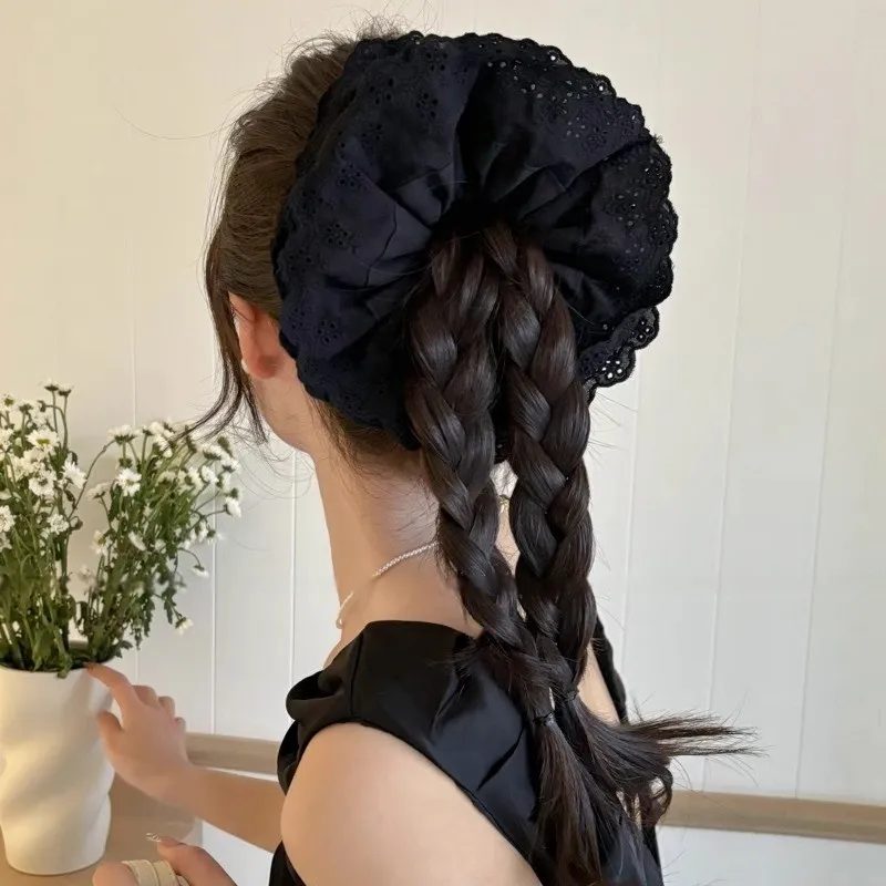 JianKai Fabric Hair Tie Women's-4