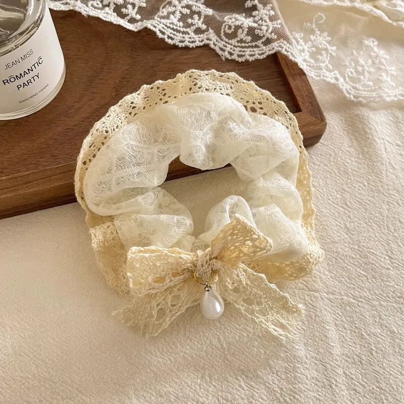 JianKai Fabric Hair Tie Women's-5