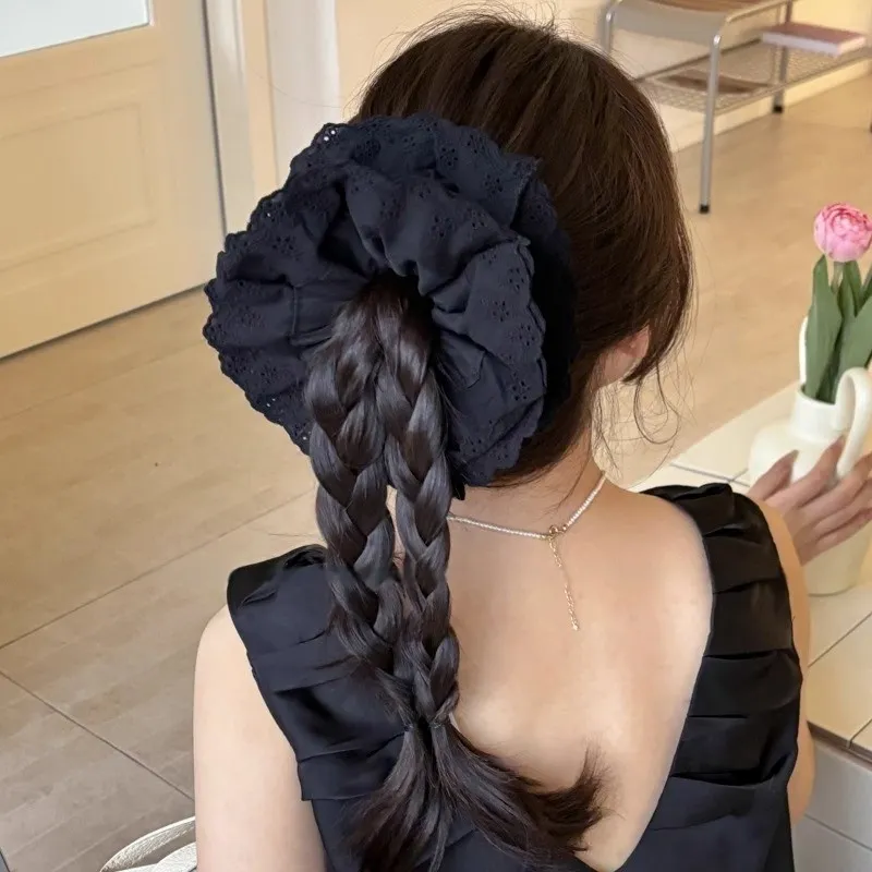 JianKai Fabric Hair Tie Women's-6
