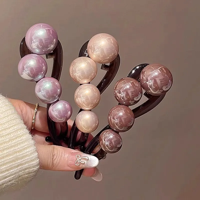 JianKai Acrylic Hair Clips Women's-4
