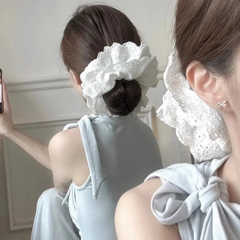 JianKai Fabric Hair Tie Women's-1
