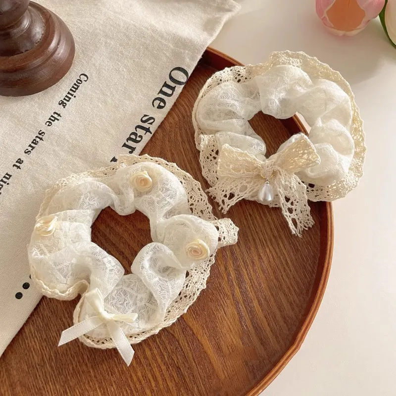 JianKai Fabric Hair Tie Women's-3