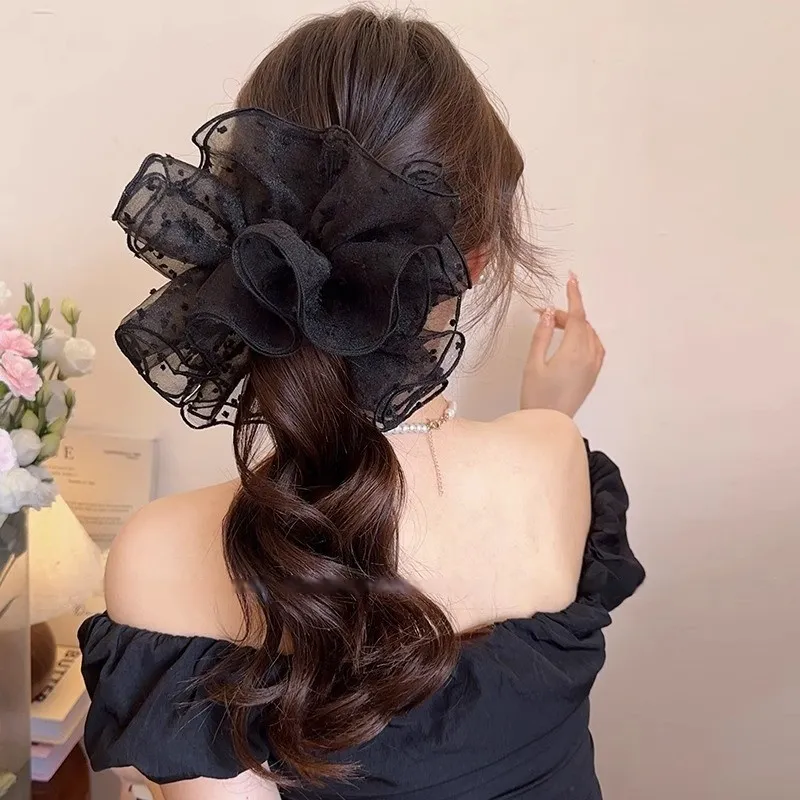 JianKai Rubber Band Hair Tie Women's-4
