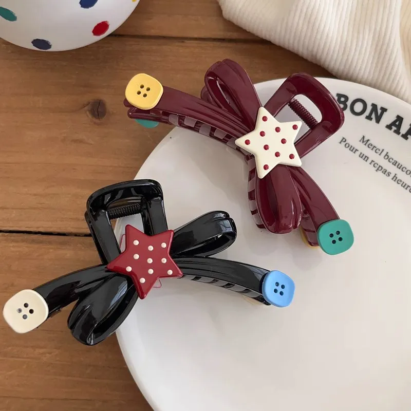 JianKai Acrylic Hair Clips Women's-6