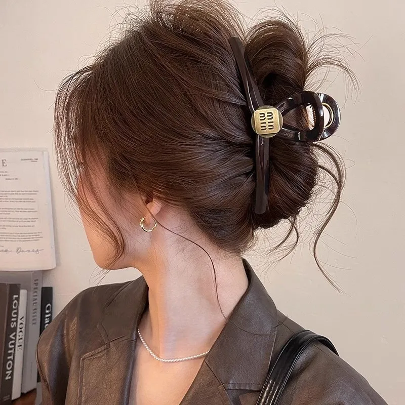JianKai Acrylic Hair Clips Women's-3