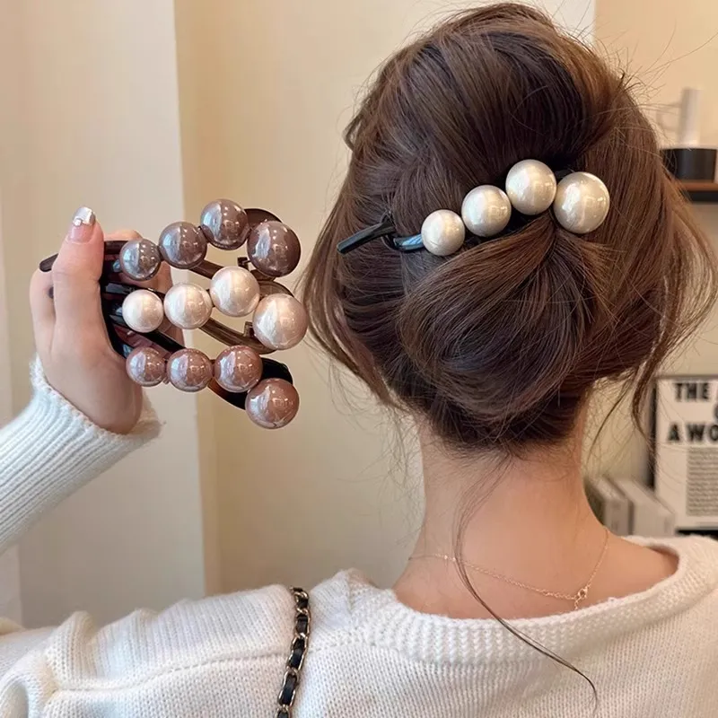 JianKai Acrylic Hair Clips Women's-1
