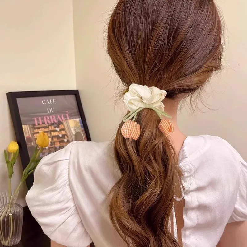 JianKai Rubber Band Hair Tie Women's-5
