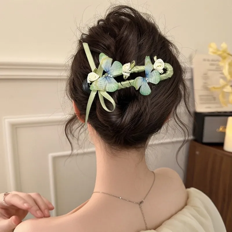 JianKai Acrylic Hair Clips Women's-1