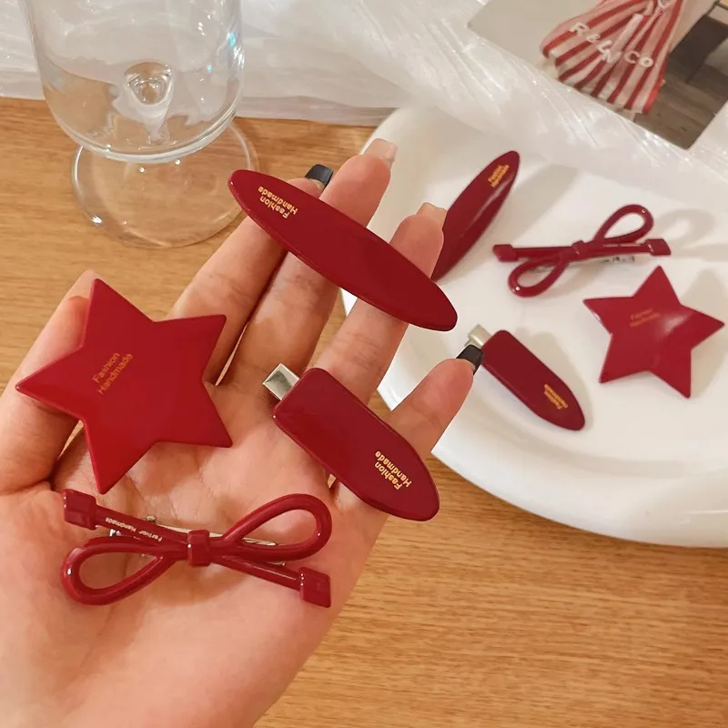 JianKai Acrylic Hair Clips Women's-1