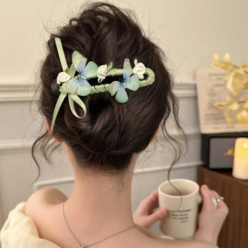 JianKai Acrylic Hair Clips Women's-2