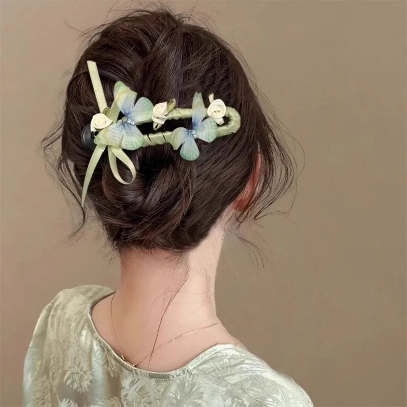 JianKai Acrylic Hair Clips Women's-3