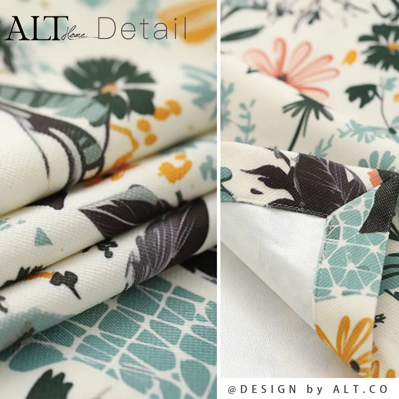 AILUTE Small Floral Dust Resistant Stain Resistant-9