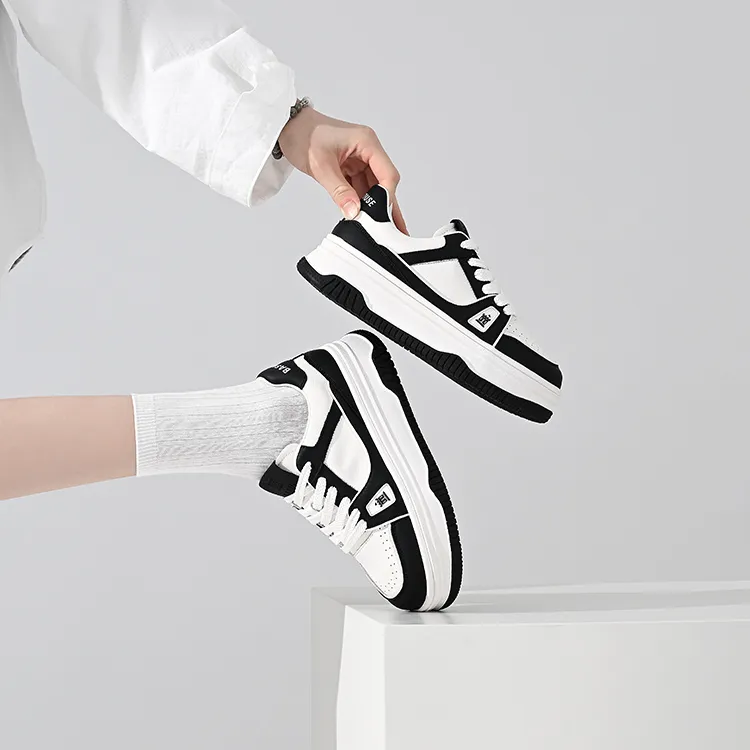BASIC HOUSE Hundred Families Good Mochi Family Oreo Mochi Low-Top Skateboard Shoes Women's-12