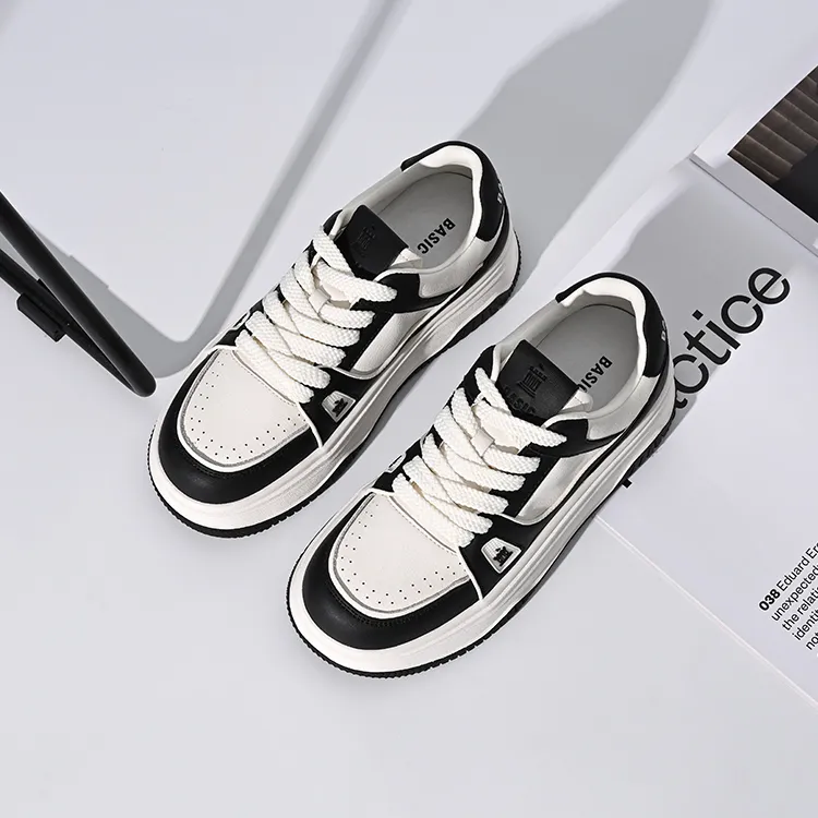 BASIC HOUSE Hundred Families Good Mochi Family Oreo Mochi Low-Top Skateboard Shoes Women's-10