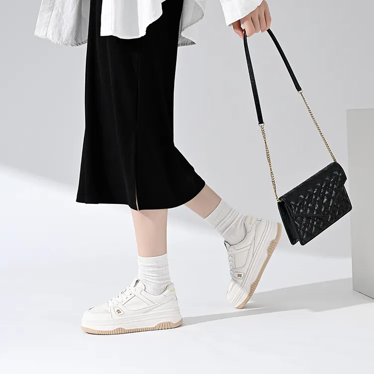 BASIC HOUSE Hundred Families Good Mochi Family Oreo Mochi Low-Top Skateboard Shoes Women's-17