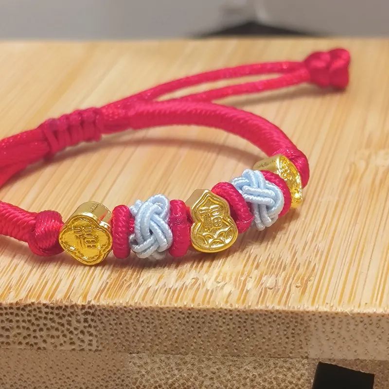 CHAORUNFUZHUBAO Gold Bracelet Kids-1