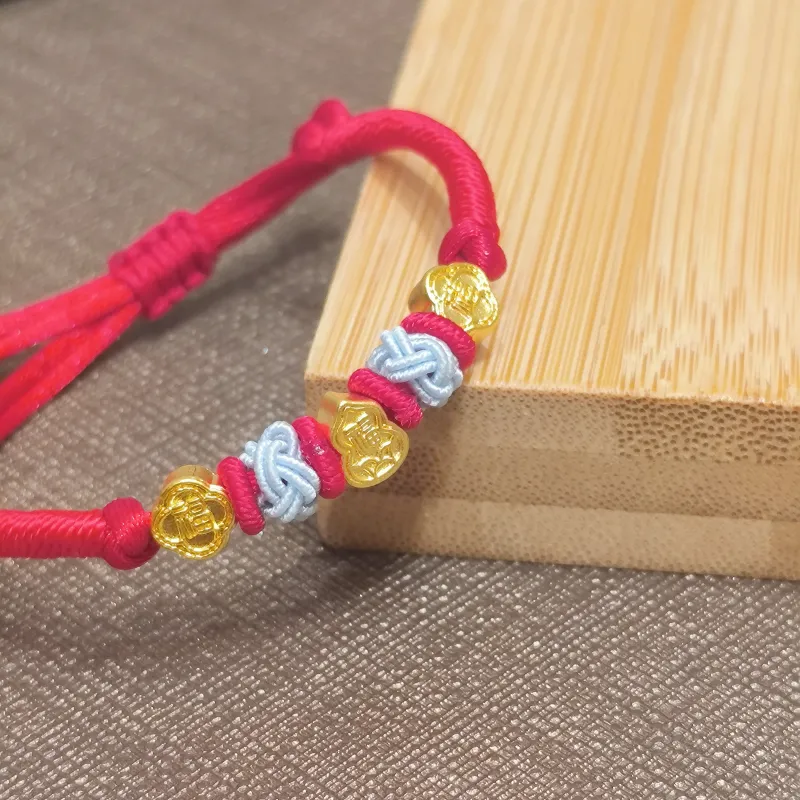 CHAORUNFUZHUBAO Gold Bracelet Kids-2