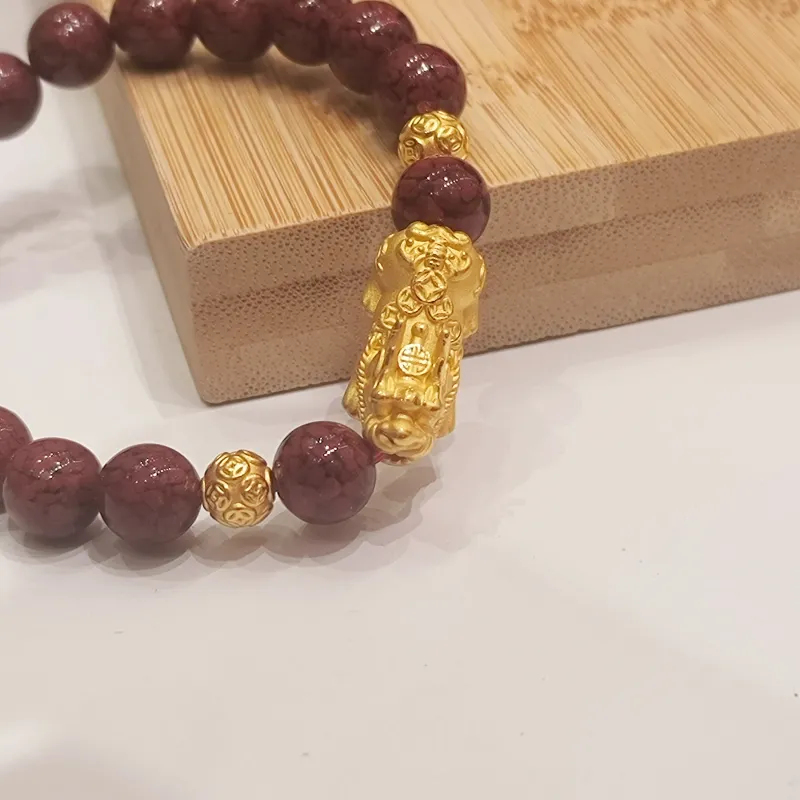 CHAORUNFUZHUBAO Gold Bracelet Women's-3