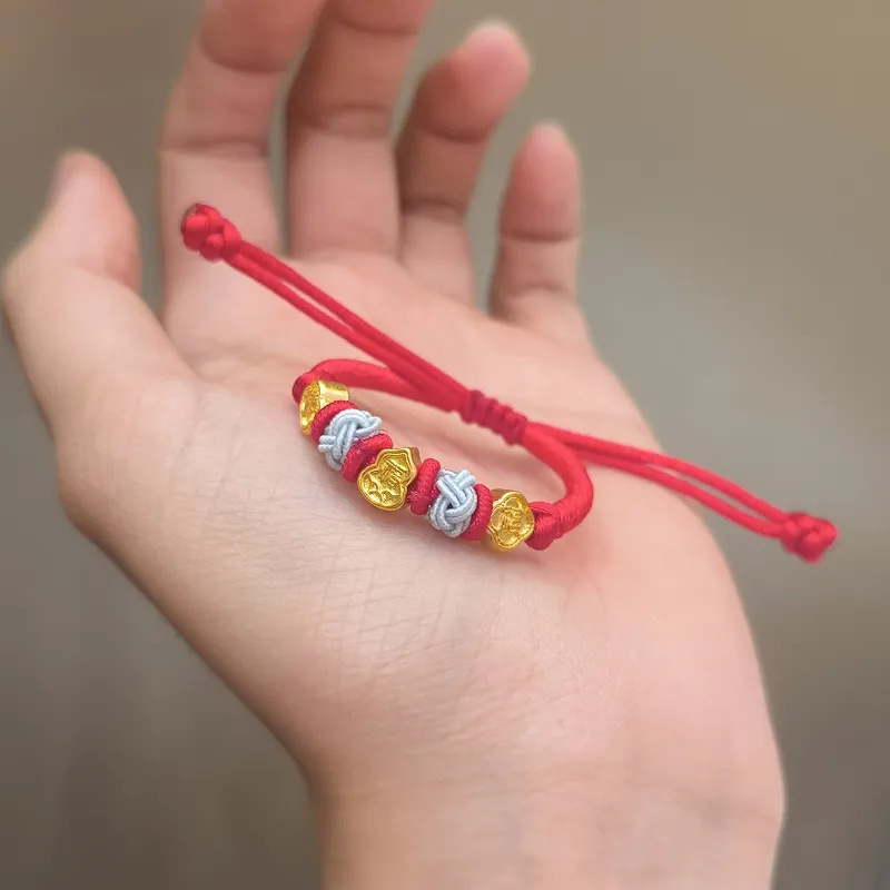 CHAORUNFUZHUBAO Gold Bracelet Kids-3