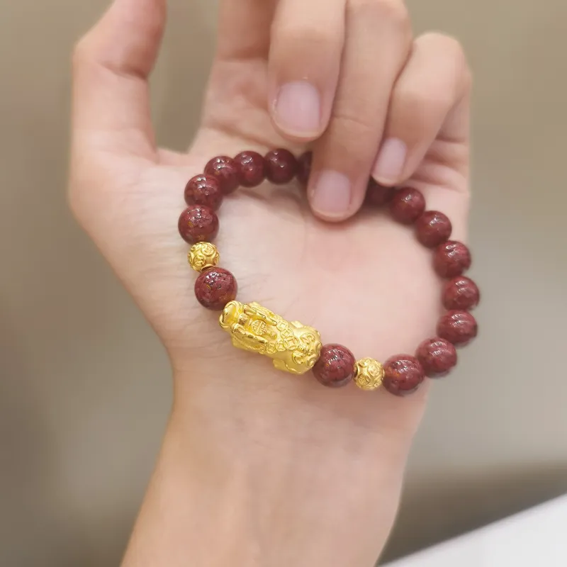 CHAORUNFUZHUBAO Gold Bracelet Women's-4