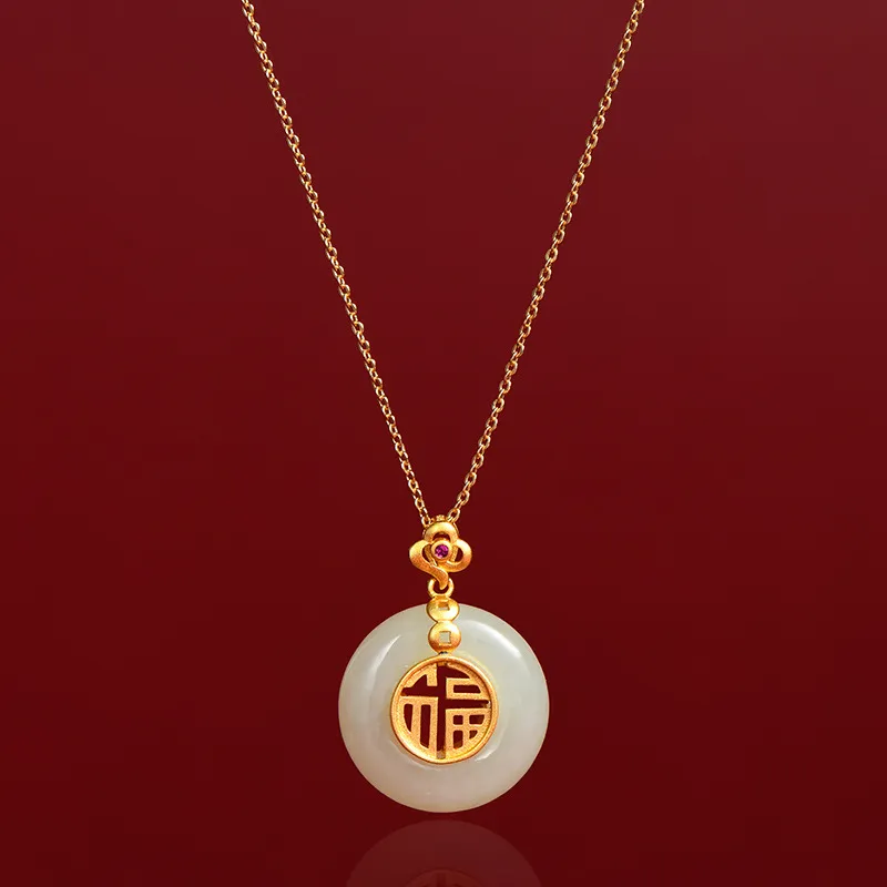 SINO GEM Chalcedony Necklaces Women's-3