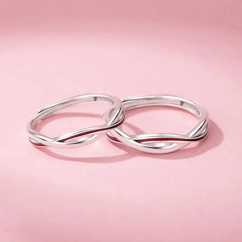 SINO GEM 999 Fine Silver Rings Unisex-2