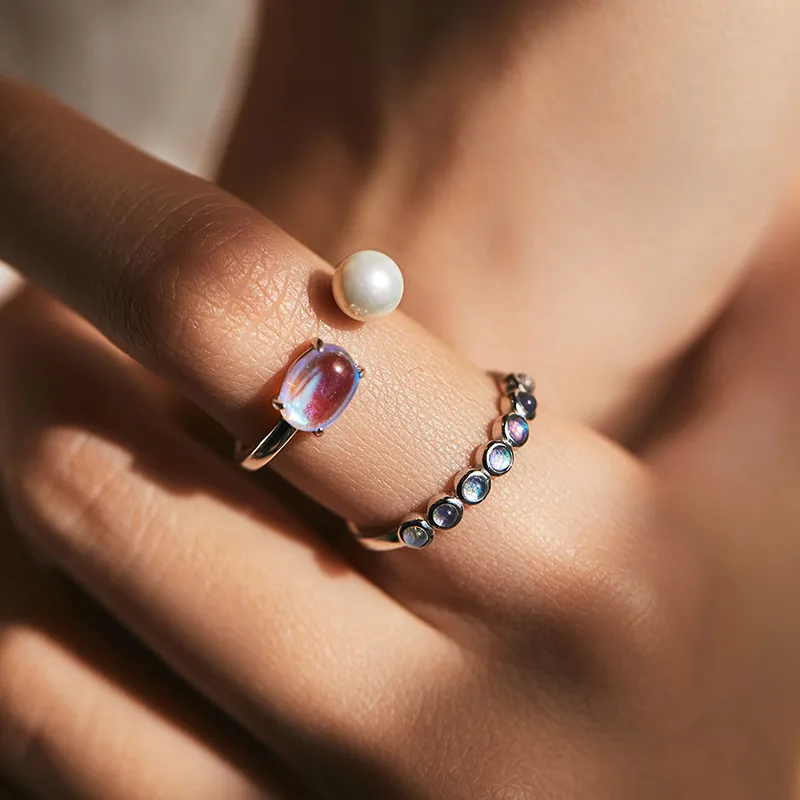 SINO GEM 925 Sterling Silver Rings Women's-3