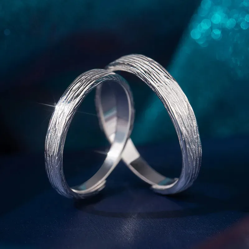 SINO GEM 999 Fine Silver Rings Unisex-1