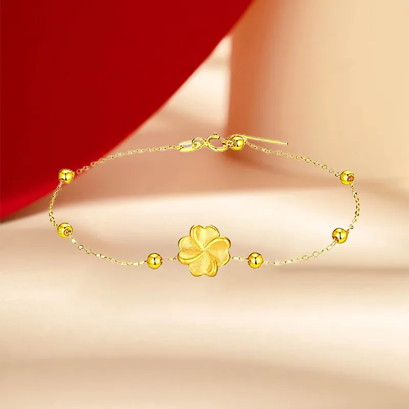 SINO GEM Gold Bracelet Women's-3