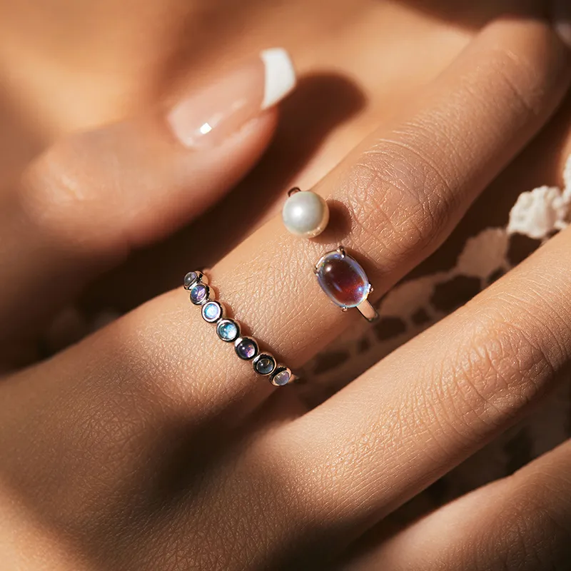 SINO GEM 925 Sterling Silver Rings Women's-4